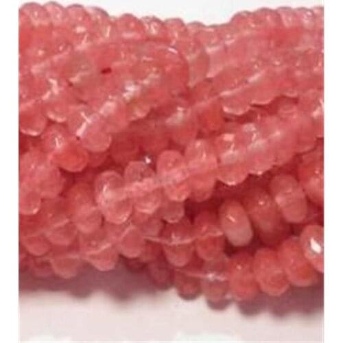 Charming 2015 hot sale Fashion jewelry Beautiful 5x8mm Faceted Watermelon Tourmaline loose Beads 15" Wholesale and retail