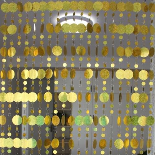 Personalized laser gold curtain modern beautiful curtain fabric accessories window decorations