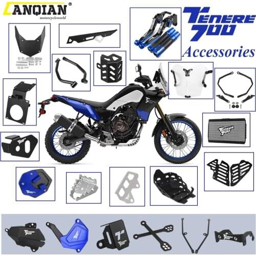 Brake Clutch Levers Radiator Grille Guard ABS Sensor Engine Guard Cover Protection For YAMAHA Tenere 700 Tenere700 Accessories