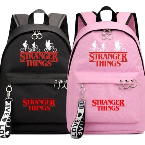 New Stranger Things Backpack Students Daily School Bag Casual Beautiful Women Mochila High Quality Boy Girl School Rucksack