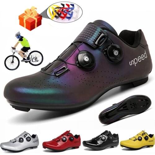 Bicycle Shoes Professional Road Bicycle Shoes Self-locking Road Racing Shoes Man Triathlon Cycling Shoes Woman Outdoor Sports