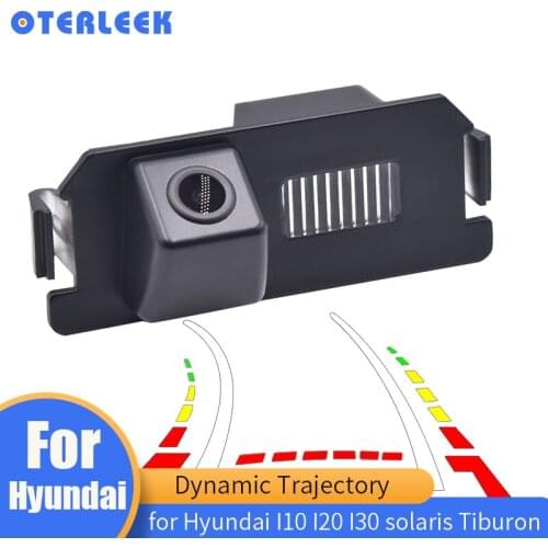 Waterprrof night vision CCD dynamic trajectory car rear view camera for Hyundai I10 I20 I30 solaris Tiburon