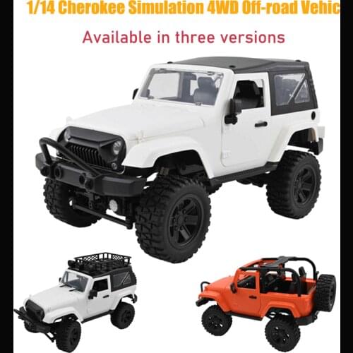 WPL RC Car 4WD 1/14 Off Road Vehicle 2.4G 260 Motor RTR Version Cherokee Simulation RC Cars Toys Remote Control Truck For Child