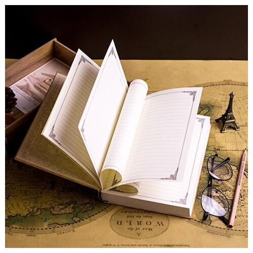 Retro European-style Notebook Cute Thickened Diary Hand Ledger Student Stationery Journal