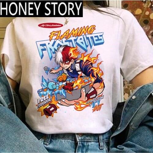 Women Kawaii Midoriya Izuku Deku Tshirt Hot Japanese Anime My Hero Academia T Shirt Boku No Hero Academia Graphic Tees Female