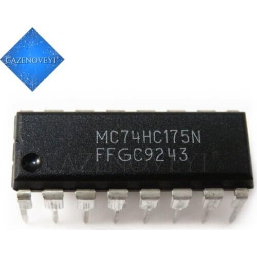 10pcs/lot SN74HC175N SN74HC175 74HC175N 74HC175 DIP-16 In Stock