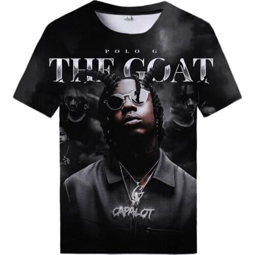 2021 Popular Rapper POLO G 3D Print T-Shirts Fashion Men Women Hip Hop Streetwear Harajuku Oversized T Shirt Kids Boys Tees Tops