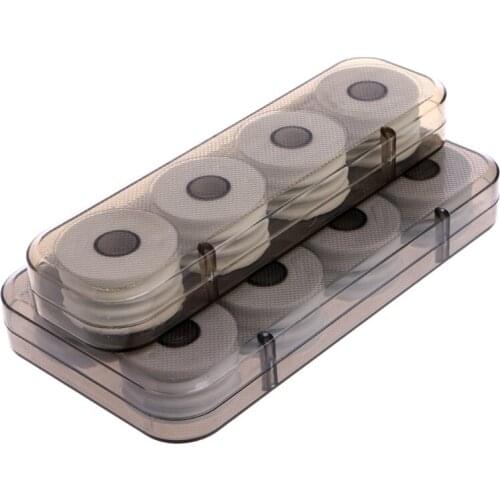 8/16Pcs Foam Winding Board Fishing Line Wire Shaft Bobbin Spools Tackle Box Gift Fishing Main Line Box White Shaft Gray Box New