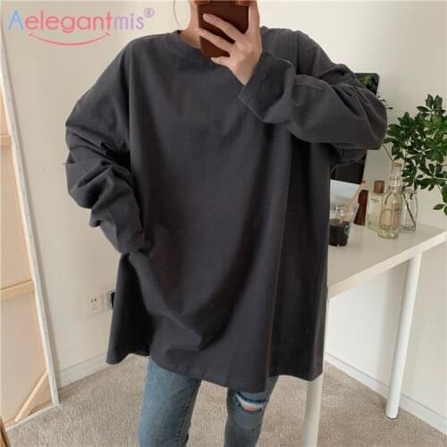 Женские базовые футболки Aelegantmis China At AliExpress