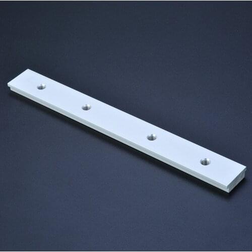 Aluminium M6 200mm Slide Slab Woodworking T Track Slot Miter Fixture Slot Tool M6 Router Table Tools Parts