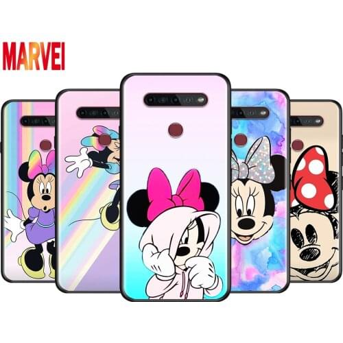 Mickey mouse color For LG K92 K42 K22 K71 K61 K51S K41S K30 K20 2019 Q60 V60 V50 S V40 V30 G8S G8 X ThinQ Soft Phone Case