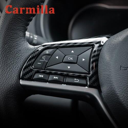 ABS Car Steering Wheel Panel Decoration Cover Trim for Nissan Kicks 2017 2018 2019 2020 2021 Accessories Sticker