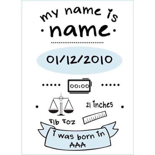 Hello Baby Garden Flags Custom Baby Name Data Double Sided Banner Home Flags Outdoor Decorative Garden Flag LVSURE High Quality