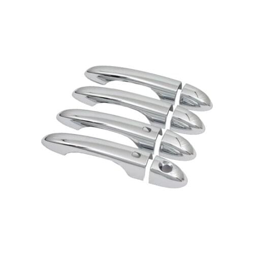 Chrome Door Handle Cover With Keyless Cutout for Jeep Cherokee (KL) 2014 UP Free Shipping