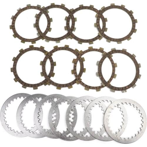 Areyourshop fit for Yamaha FZ700 FZ700T/TC FZ750 FZX750 Clutch Kit Steel & Friction Plates 5Y1-16331-01 31A-16325-00 Motor Parts