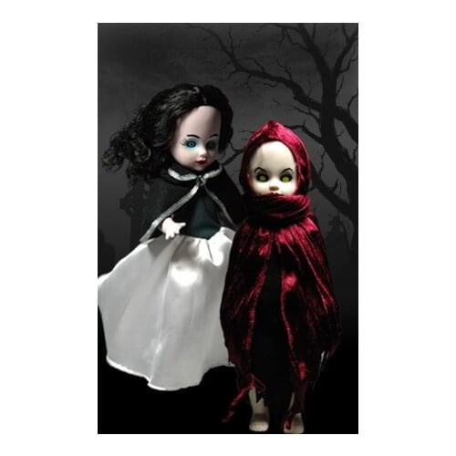 Vogue Living Dead Dolls Scary Tales Vol.4 Snow White and The Evil Stepmother the Queen 26cm Mezco Action Figure Toys