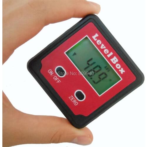 Magnetic Angle Finder Angle Gauge Protractor Inclinometer Clinometer Bevel Box Spirit Level Electronic Digital LCD backlight