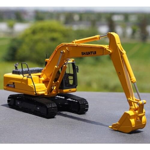 1:35 Scale SE215 Alloy Engineering Vehicle Bulldozer Model Diecast Collection Souvenir Ornaments Display Vehicle Toys Gift
