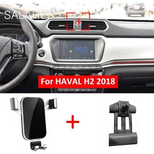 Mobile Phone Holder For Haval H2 2018 Air Vent Interior Dashboard Holder Cell Stand Car Accessories Car Mobile Phone Bracket