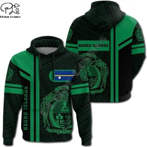 NewFashion Nauru Micronesia Island Country Flag Tribal Culture Retro Pullover 3DPrint Men/Women Autumn Colorful Funny Hoodies A3