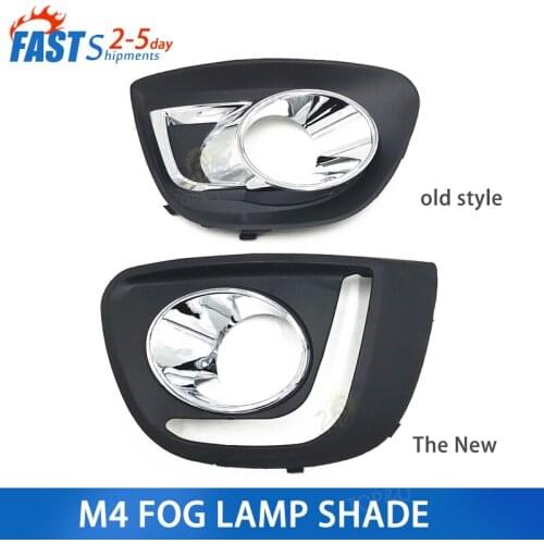 Fit for Great Wall Haval M4 front fog lamp cover front fog lamp frame fog lamp decorative cover bright ring fog lamp