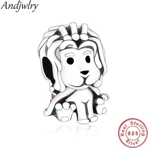 Fit Original Pandora Charms Bracelet 925 Sterling Silver Wavy Union Jack Lion Charm Beads for DIY Making Women Berloque