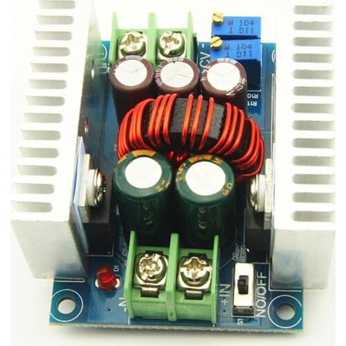 300W 20A DC-DC Buck Converter Step Down Module Constant Current LED Driver Power Step Down Voltage Module Electrolytic Capacitor