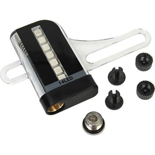 30g PC LED Bike Spoke Lights Waterproof PC Cool Bicycle Wheel Light Colorful Safety Tire Lights