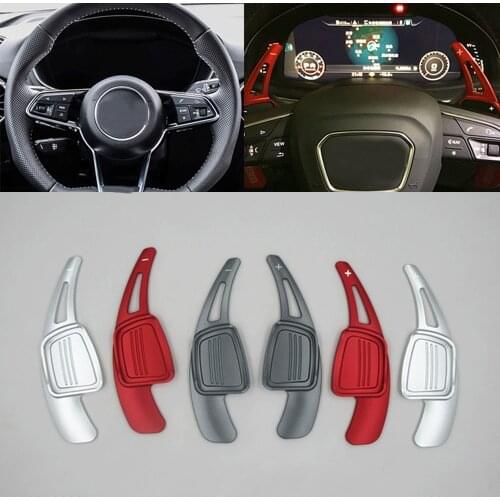 TTCR-II 2 PCS Gearbox Aluminum Steering Wheel Shifter Paddle Shift Extension For New Audi A4L A5 Q2 Q7 S3 S4 TT TTS 2016 2017