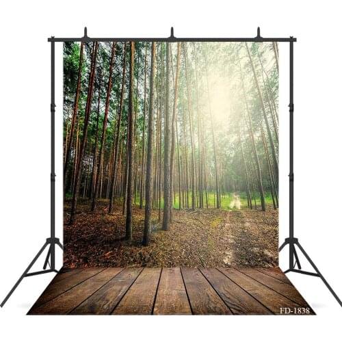 Woods Views Wooden Floor Photography Background for Photo Studio Portrait Children Baby Newborn Vinyl Photo Backdrops Photocall
