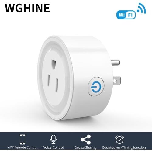 WGHINE US WIFI Plug Smart Home automation Timer Smart Socket Outlet Tuya APP remote control Work With Alexa Google Home