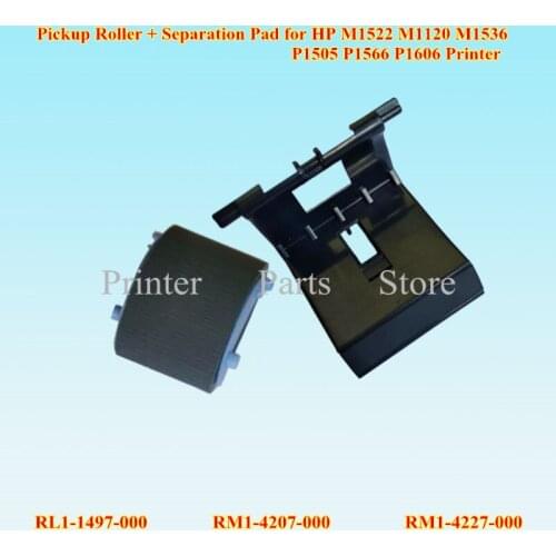 3SET RL1-1497-000 RL1-1497 RM1-4207-000 RM1-4207 RM1-4227 Pickup Roller Separation Pad for HP M1522 M1120 M1536 P1505 P1566 1606
