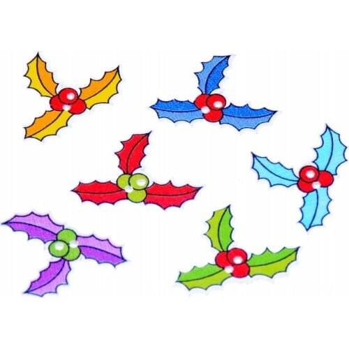 Free Shipping 50Pcs Random Mixed 2 Holes Christmas Sewing Wood Buttons Scrapbooking 32x23mm F1049