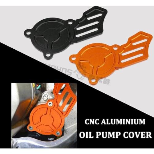 For 250 EXC-F 2017 2018 2019 2020 2021 250 EXC-F CKD 2017-2020 Motorcycle Dirt Bike CNC Aluminum Oil Pump Cover Protector Guard
