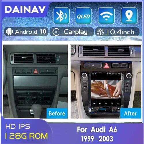 2 din Android car radio For Audi A6 1999-2003 car Multimedia stereo autoradio GPS navigation Audio Stereo Head Unit Receiver