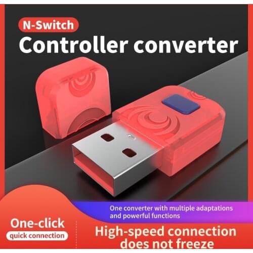 For NS Switch/Switch Lite/Switch OLED/PC Steam USB Wireless Bluetooth-compaitible Adapter For PS5 PS4 XBOX One S/X Controllers