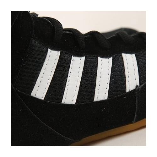 [TB06]Wrestling shoes men and women training shoes tendon bottom boxing shoes Zhongbang Gaobang wrestling shoes fight shoes