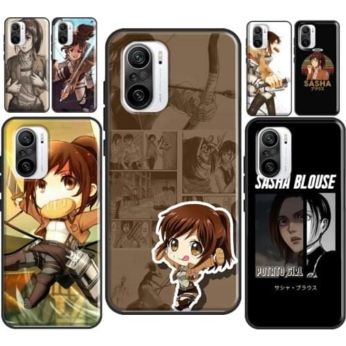 Attack on Titan Sasha Braus For POCO X3 Pro M3 F1 F3 Phone Case For Xiaomi Mi 11 Ultra Mi Note 10 Lite Mi 10T 9T Pro