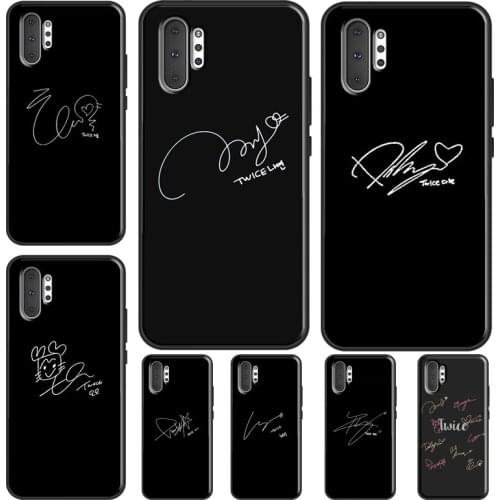 Twice Signature Case For Samsung Galaxy S21 Ultra Note 20 Note 10 Plus S8 S9 S10 Plus S10e S20 FE Cover