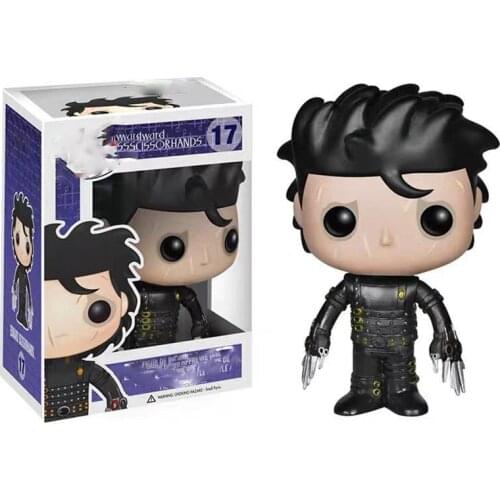 10CM Anime Edward Scissorhands Limited Edition Kawaii Action Figure Model Toys For Children Birthday Gift Movie Fans Collection