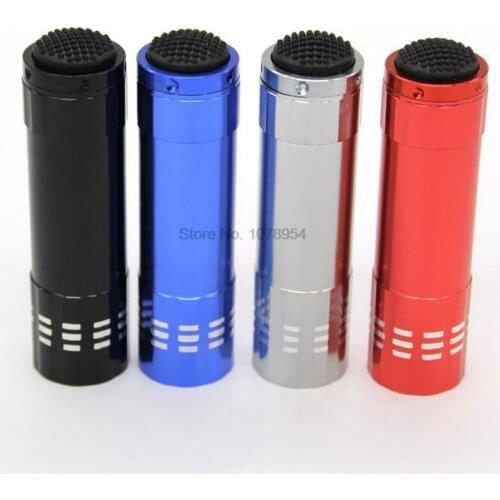 By ems or dhl 500pcs Nail tool Curing led gel lamp Flashlight Torch