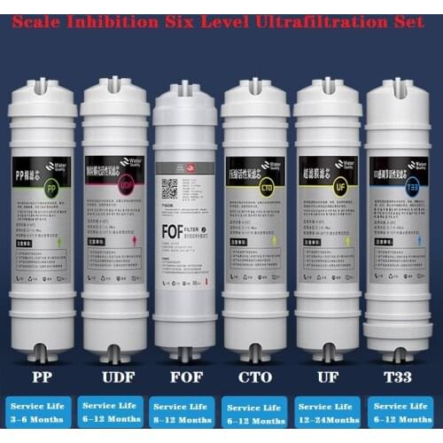 Filter Cartridge Water Purifier PP Cotton Quick Connect Activated Carbon Integrated Ultrafiltration Reverse Osmosis Accessory