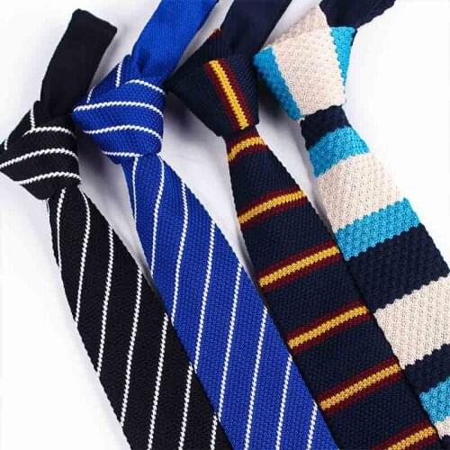Linbaiway Mens Neck Ties Stripe Jacquard Necktie Accessories Daily Wear Cravat for Wedding Party Corbatas Gift Custom LOGO
