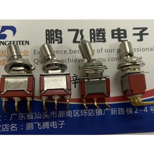 Japan OTAX G101Q small toggle switch bent foot 3 feet 2 gears shaking head rocker arm with lock anti-collision 2A