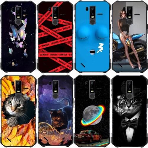 Fashion Soft silicone TPU Back Cover For Ulefone Armor 6 Phone Funda Case For Ulefone Armor 6E for Armor 6S Cute Cartoon Case