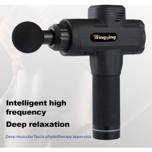 Deep Massage Fascia Gun ≤30dB Low Noise Multi-angle Massage Gun Muscle Groups Relaxation Ease Sore LCD Touch Screen Massager
