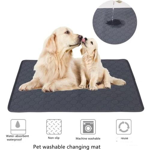 Dog Bed Pet Dog Cat Washable Changing Pad Non-slip Anti-adhesive Hair Mat Waterproof Changing Pad Pet Product Dog Supplies