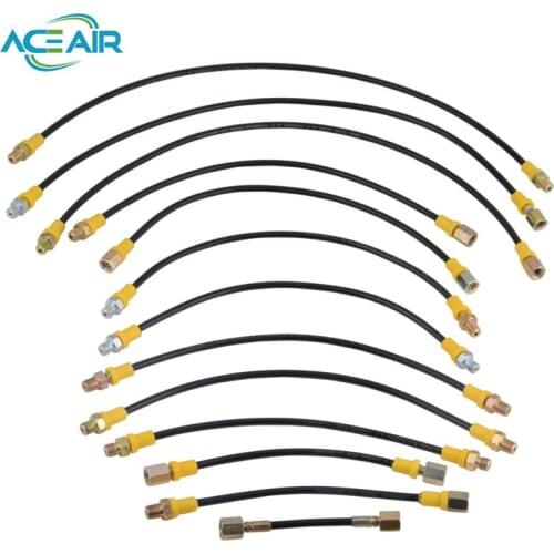 PCP Paintball High Pressure Hose Nylon Tube 300bar/4500psi HP Hoses 1/8NPT Female Connection 13cm Long