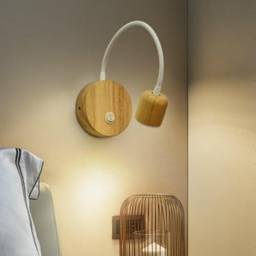 Nordic style long arm wall lamp bedroom personality creative bedside lamp new adjustable telescopic wall lamp LB12178