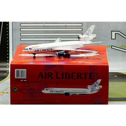 1:200 for Douglas DC-10-30 F-GPVA Air Liberte airlines diecast plane model alloy aircraft plane for collection